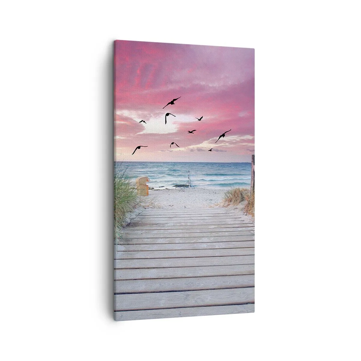 Canvastavla - Bild på duk - Östersjöimpression - 45x80 cm