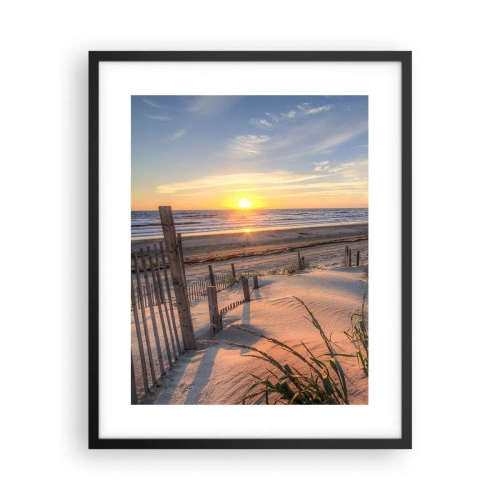 Affisch i svart ram - Vindens sken och skugga - 40x50 cm