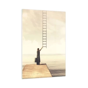 Glastavla - Bild på glas - Magisk resa - 50x70 cm