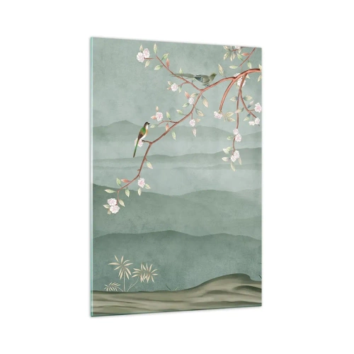 Glastavla - Bild på glas - Vår, ah, det är du - 70x100 cm