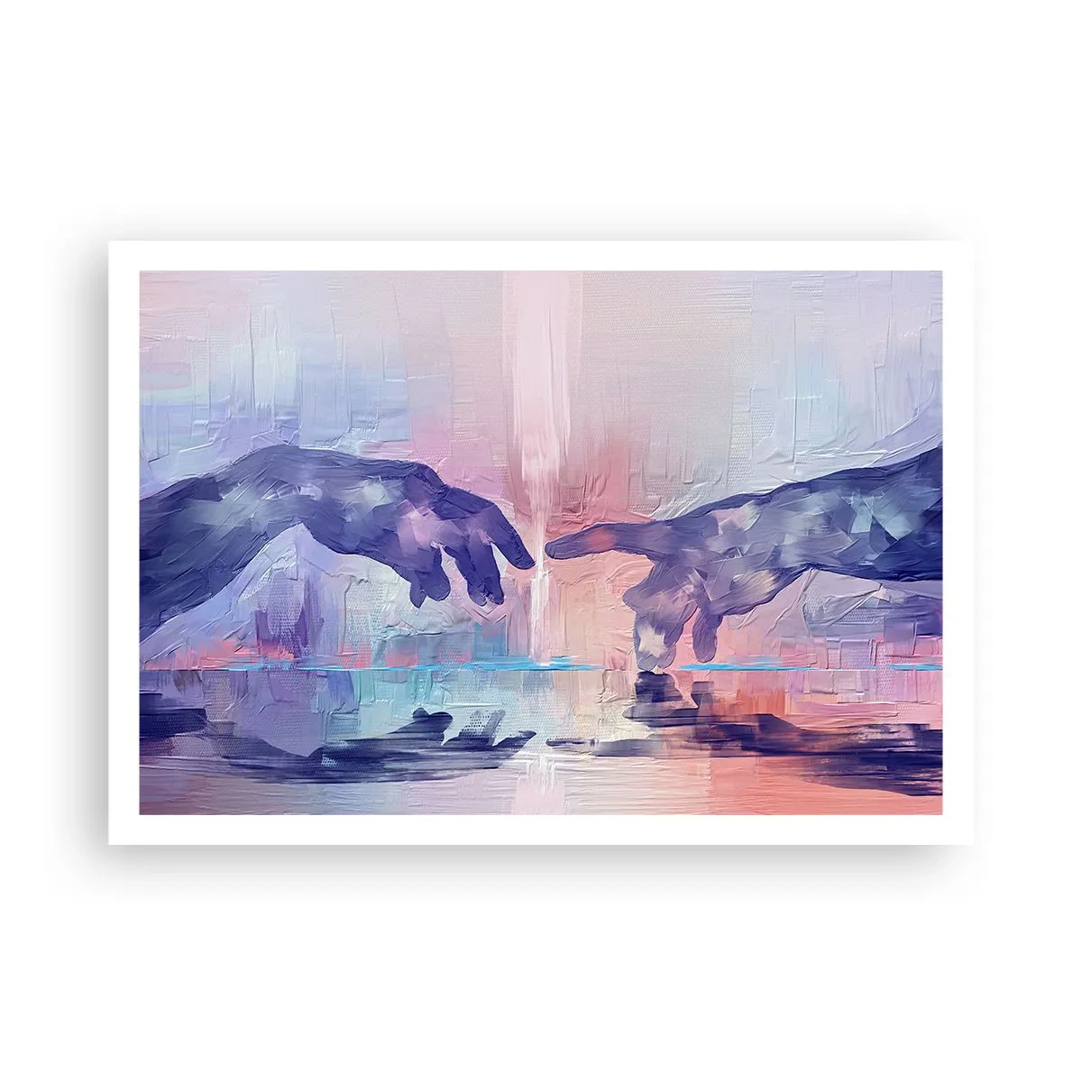 Affisch - Den gudomliga gnistan av liv - 100x70 cm