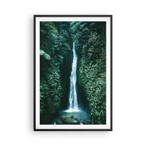 Affisch i svart ram - Tropisk spa - 61x91 cm