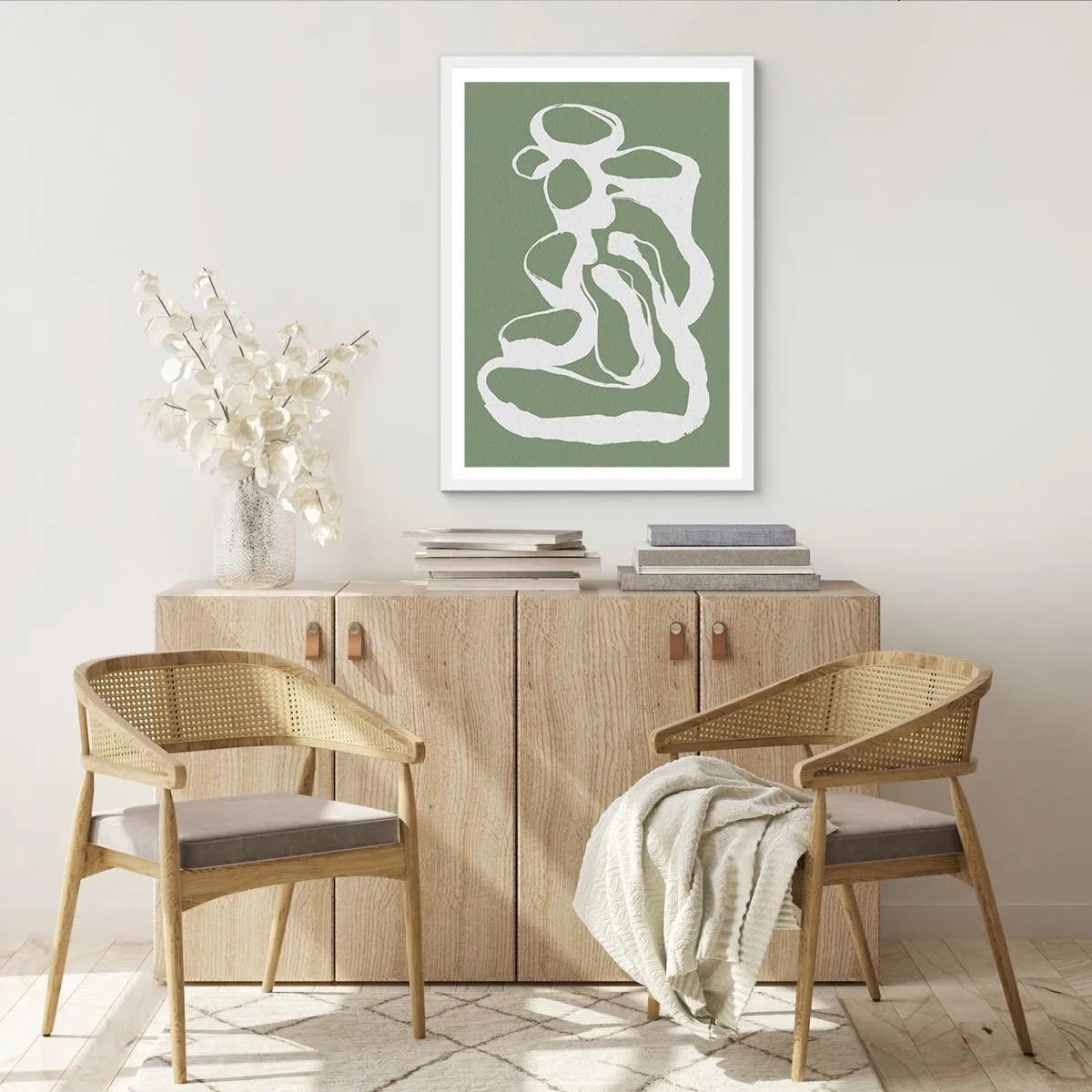 Affisch i vit ram - Rymdens kallelse - 40x50 cm