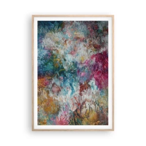 Affisch i ram av ljusek - I full blom - 70x100 cm