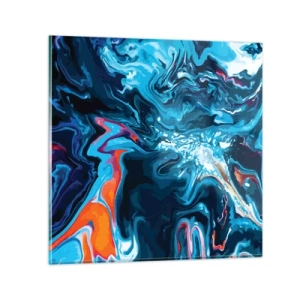 Glastavla - Bild på glas - En resa till himlens inre - 50x50 cm