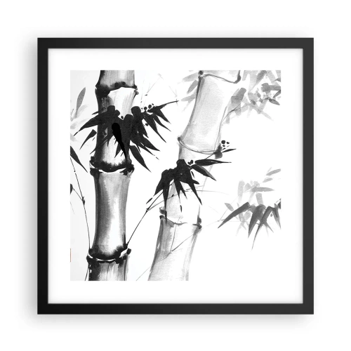 Affisch i svart ram - Inzoomad orient - 40x40 cm