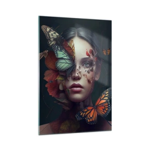 Glastavla - Bild på glas - En underbar metamorfos - 70x100 cm