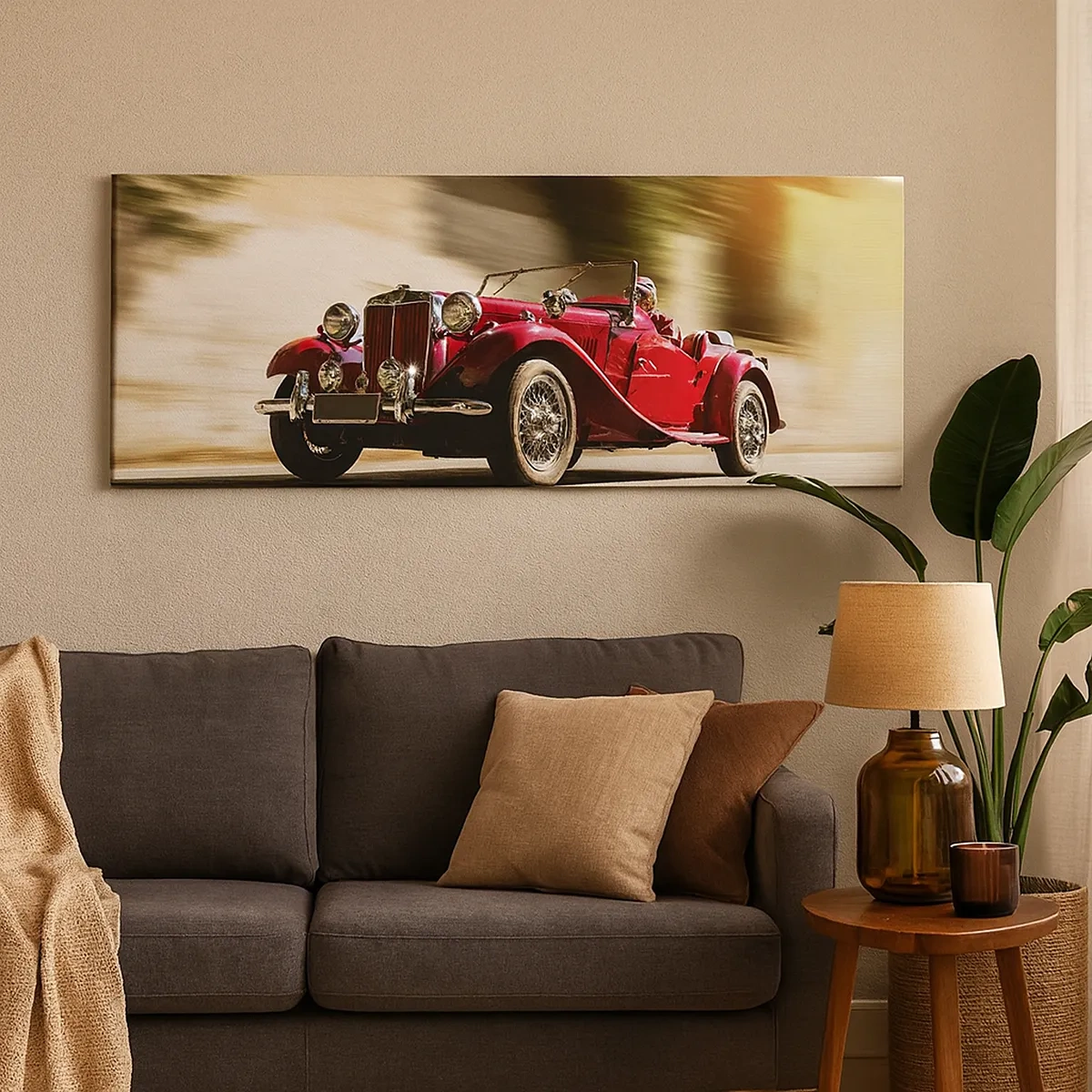 Canvastavla - Bild på duk - Vackrare än Nike från Samothrakis - 30x30 cm