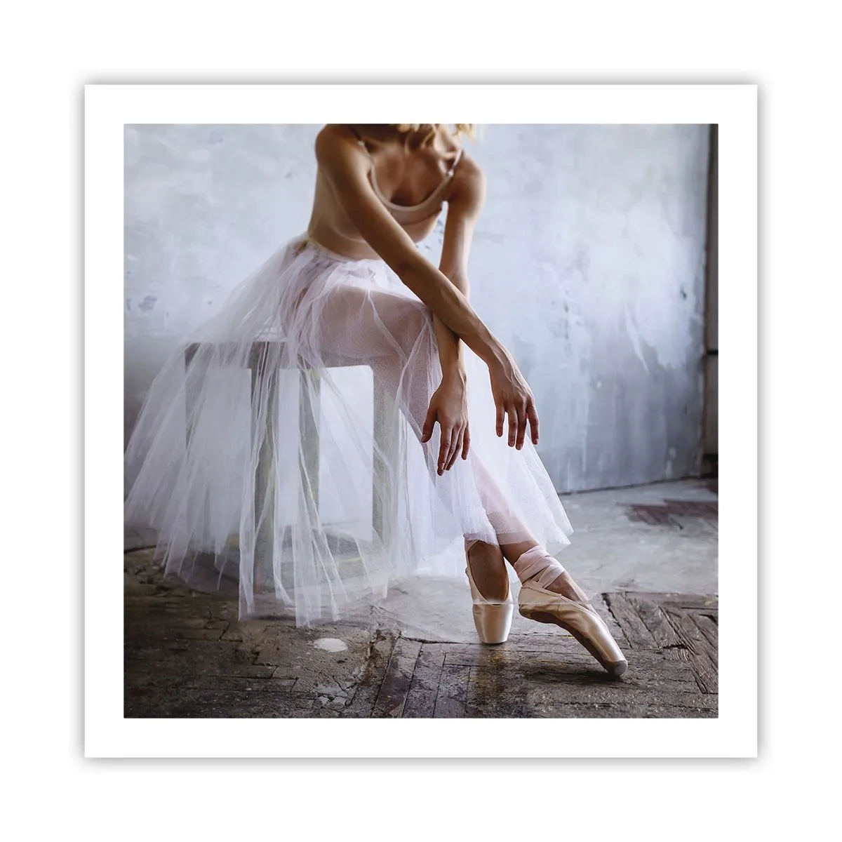 Affisch - Innan rampljuset tänds - 60x60 cm