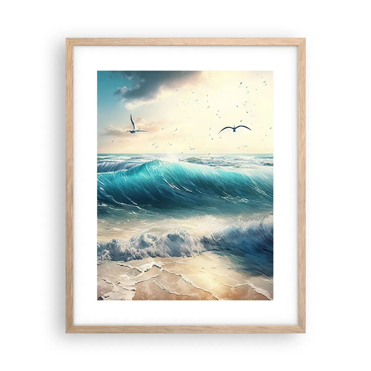 Affisch i ram av ljusek - Ljuder endast för dig - 40x50 cm