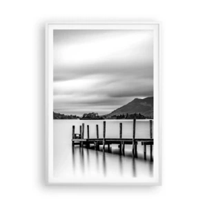 Affisch i vit ram - Mildhet och styrka - 70x100 cm