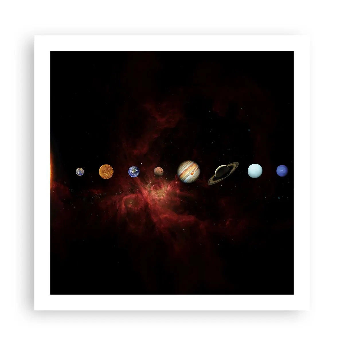 Affisch - Vårt grannskap - 60x60 cm