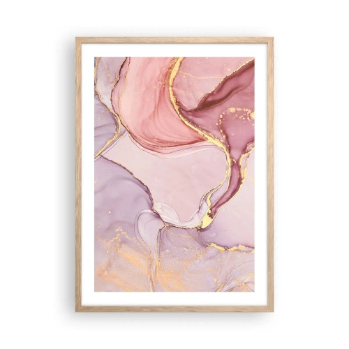 Affisch i ram av ljusek - Färgernas smek - 50x70 cm