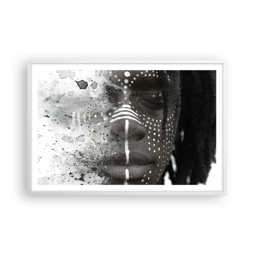 Affisch i vit ram - Upptäck den ursprungliga andan - 91x61 cm