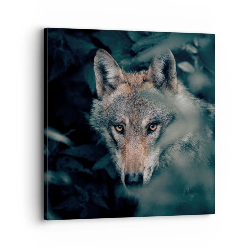 Canvastavla - Bild på duk - Jägare - 30x30 cm