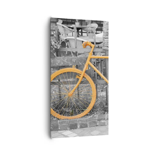 Canvastavla - Bild på duk - Gå, jag väntar här - 65x120 cm