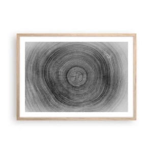 Affisch i ram av ljusek - Ett tecken i tiden - 70x50 cm