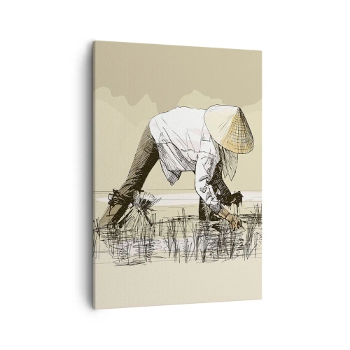 Canvastavla - Bild på duk - Lyckad skörd - 50x70 cm