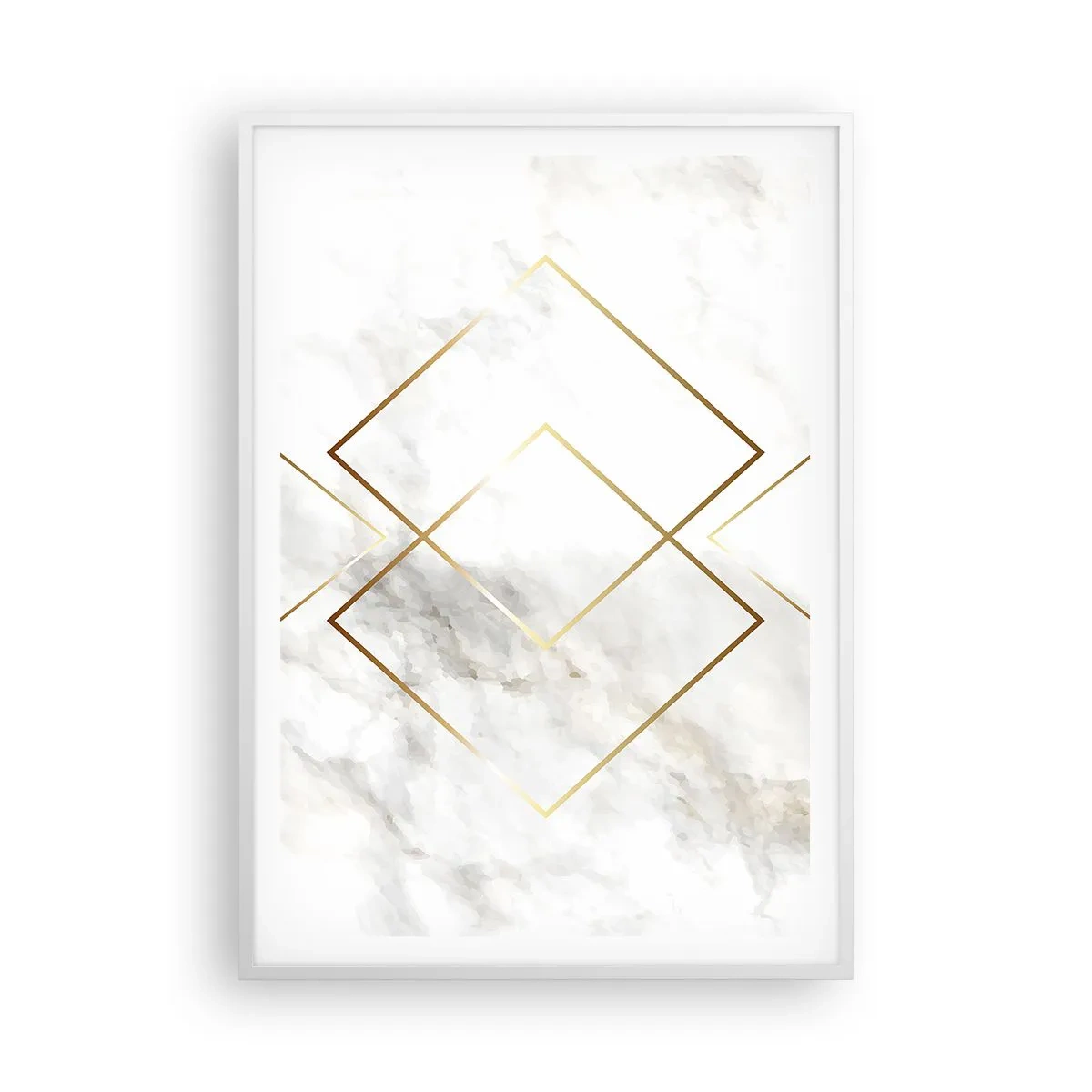 Affisch i vit ram - Utsikt över oändlighet - 70x100 cm