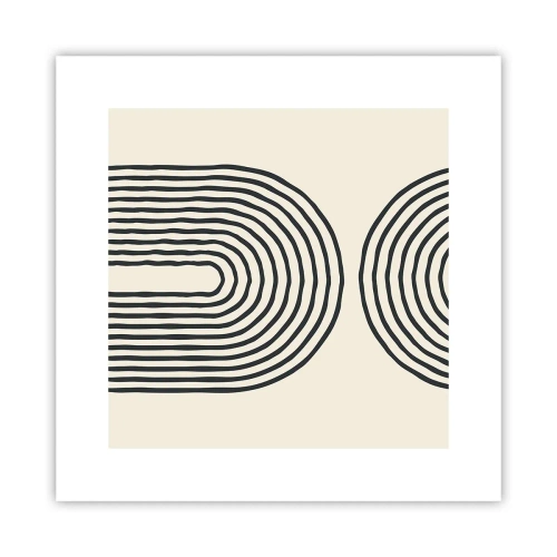 Affisch - Om en stund... - 30x30 cm