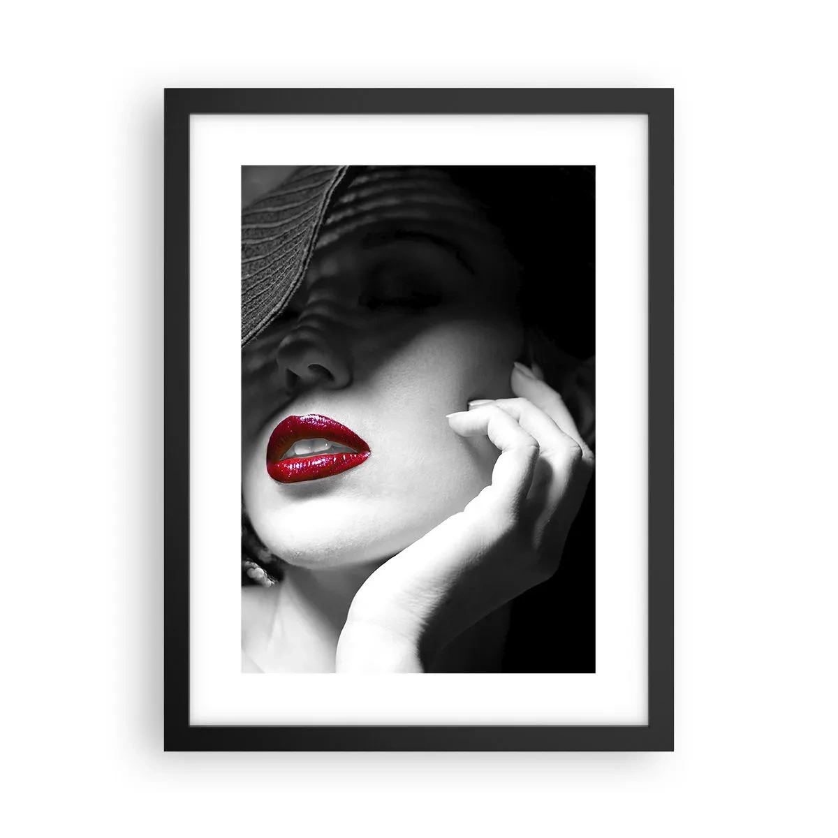 Affisch i svart ram - En studie i scharlakansröd - 30x40 cm