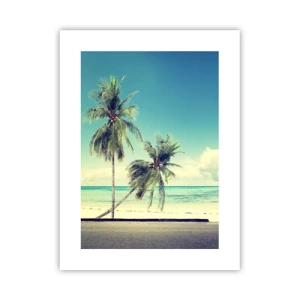 Affisch - Dags att börja semester - 30x40 cm