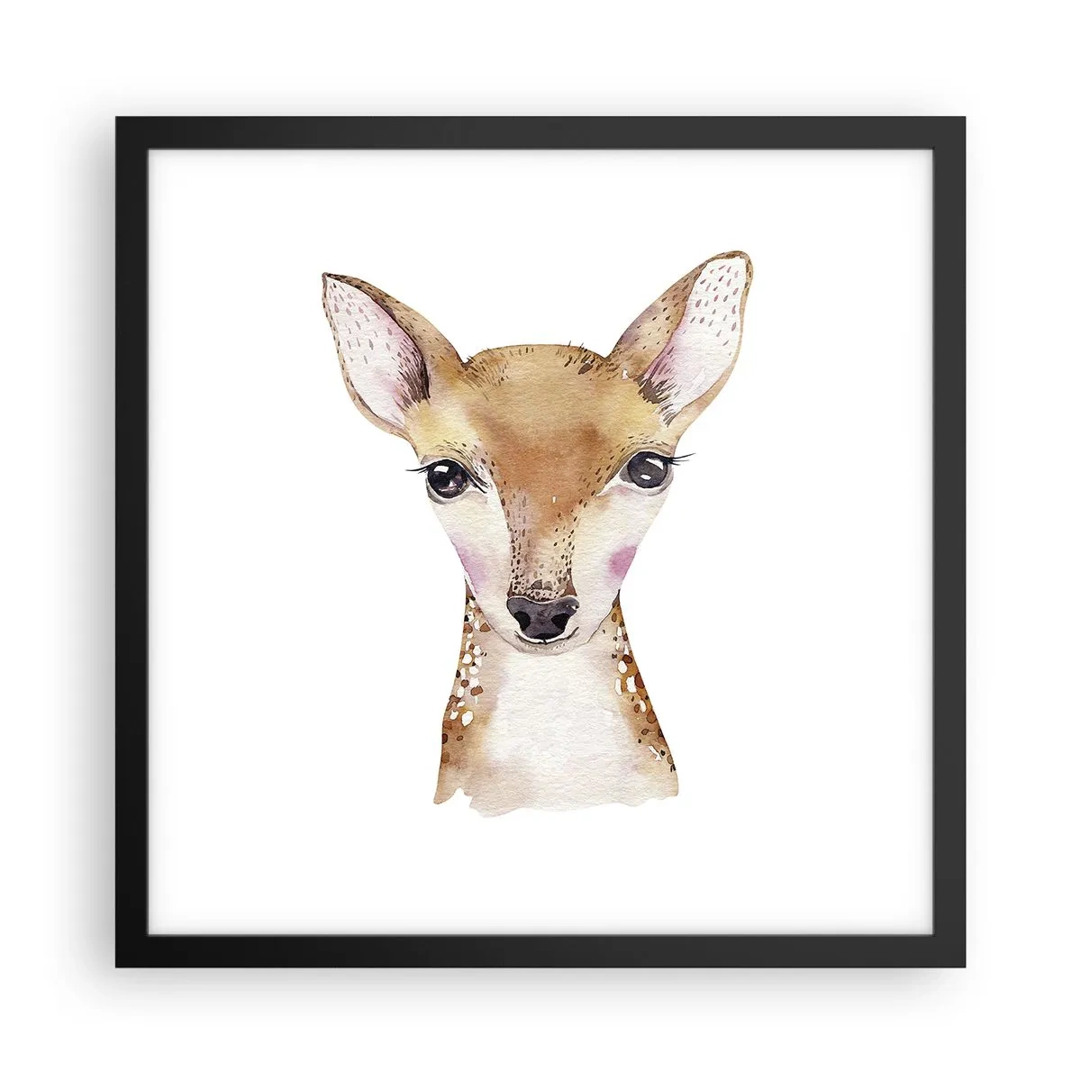 Affisch i svart ram - Oskuldens natur - 40x40 cm