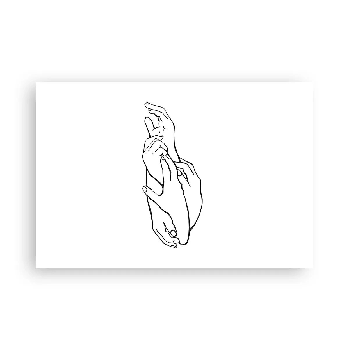 Affisch - Hand i hand - 91x61 cm