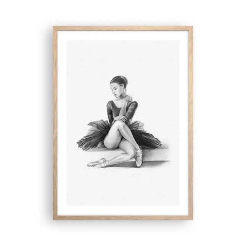 Affisch i ram av ljusek - Förtrollad av dansen - 50x70 cm