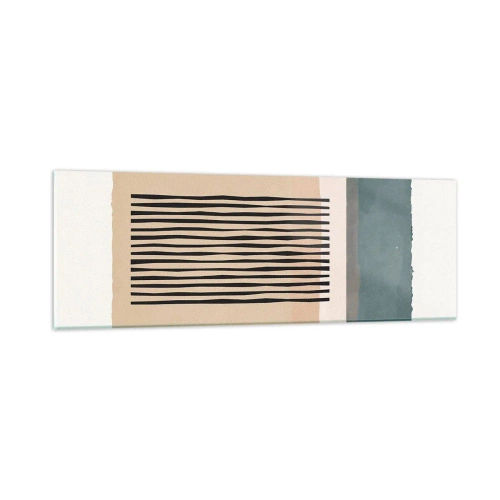 Glastavla - Bild på glas - Allt väl - 90x30 cm