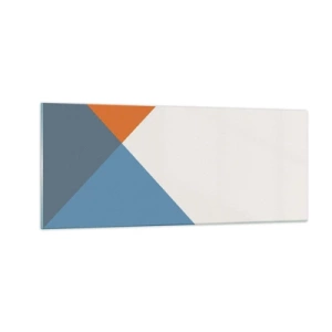 Glastavla - Bild på glas - Under vinkel… - 100x40 cm