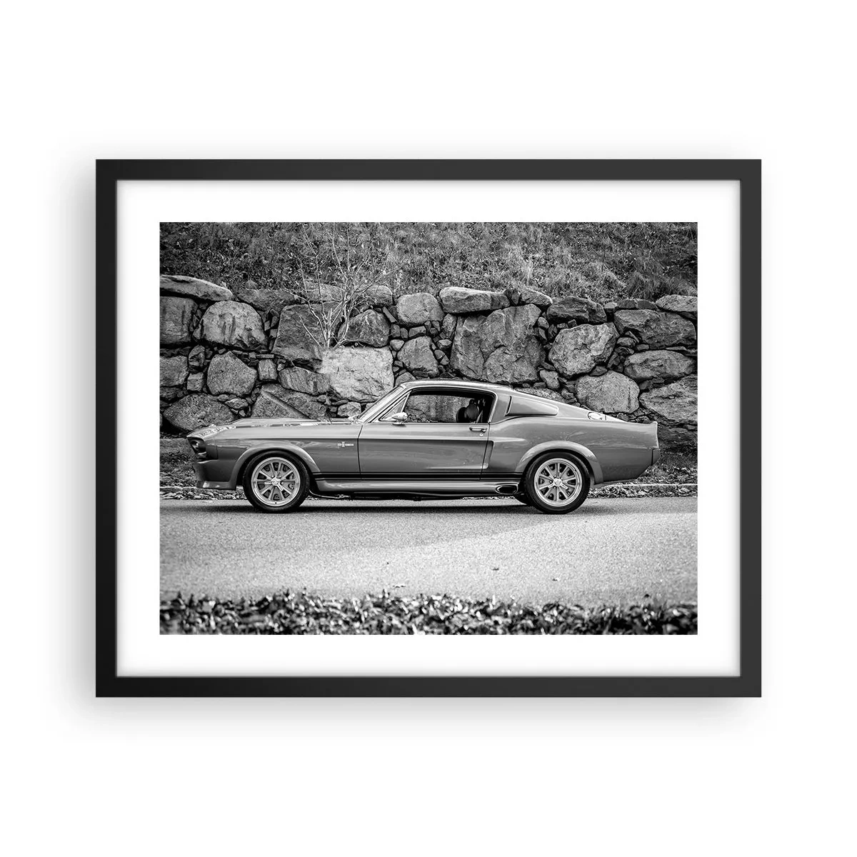 Affisch i svart ram - Legend från 60-talet - 50x40 cm