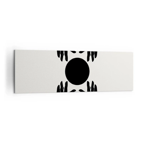 Canvastavla - Bild på duk - Ett hemligt tecken - 160x50 cm