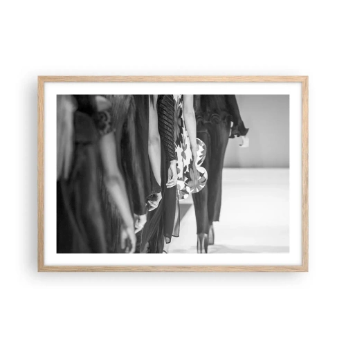 Affisch i ram av ljusek - En elegant parad - 70x50 cm