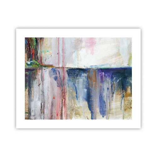 Affisch - Färgrika intryck och associationer - 50x40 cm