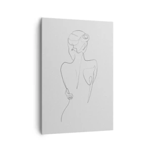 Canvastavla - Bild på duk - Kroppens musik - 70x100 cm