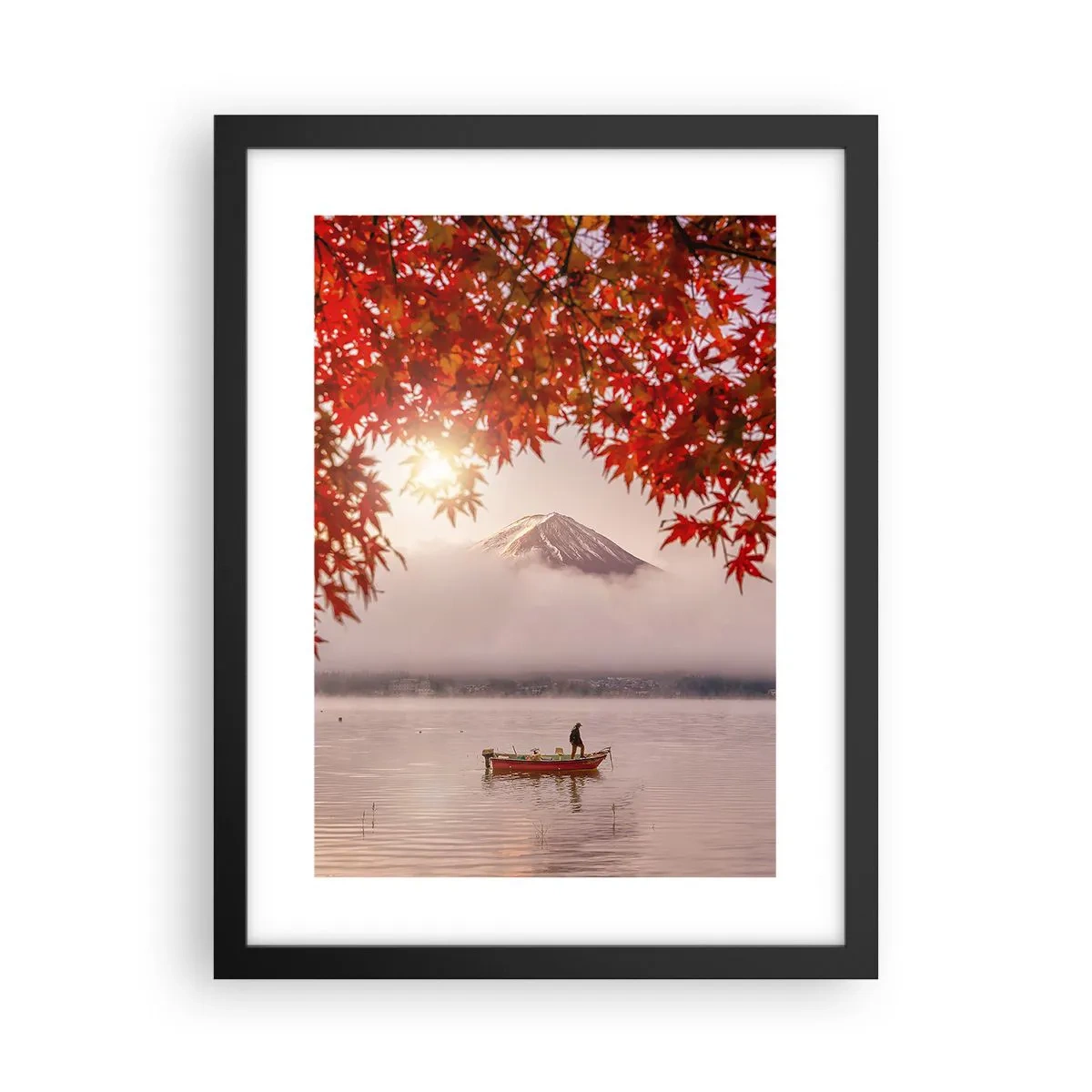 Affisch i svart ram - I japansk stämning - 30x40 cm