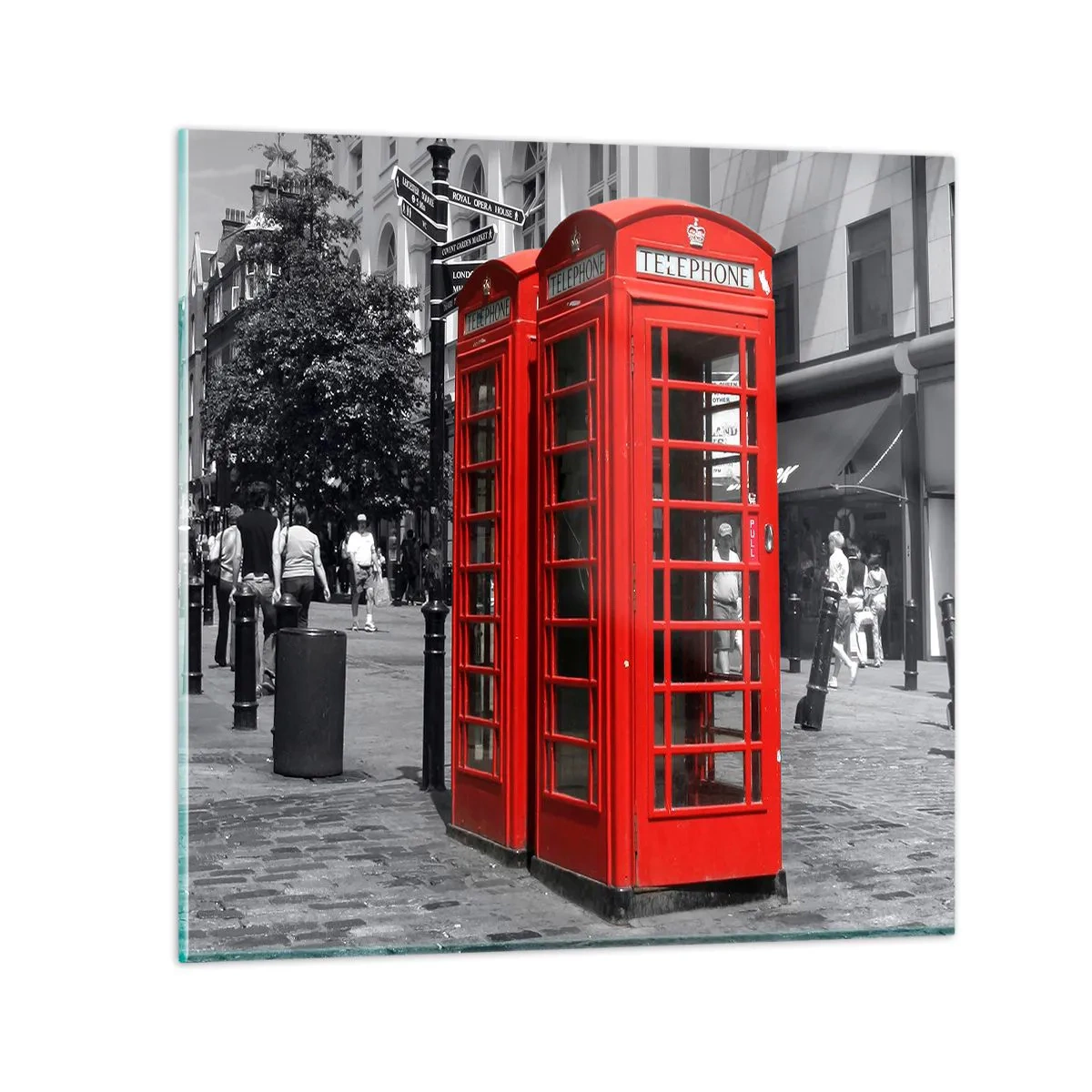 Glastavla - Bild på glas - , - 60x60 cm