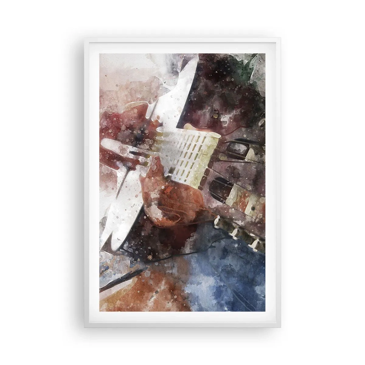 Affisch i vit ram - Vad tycker du om det? - 61x91 cm