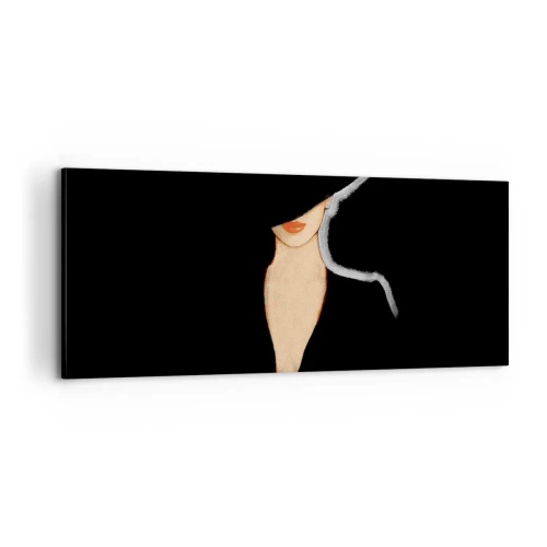 Canvastavla - Bild på duk - Elegans och stil - 100x40 cm