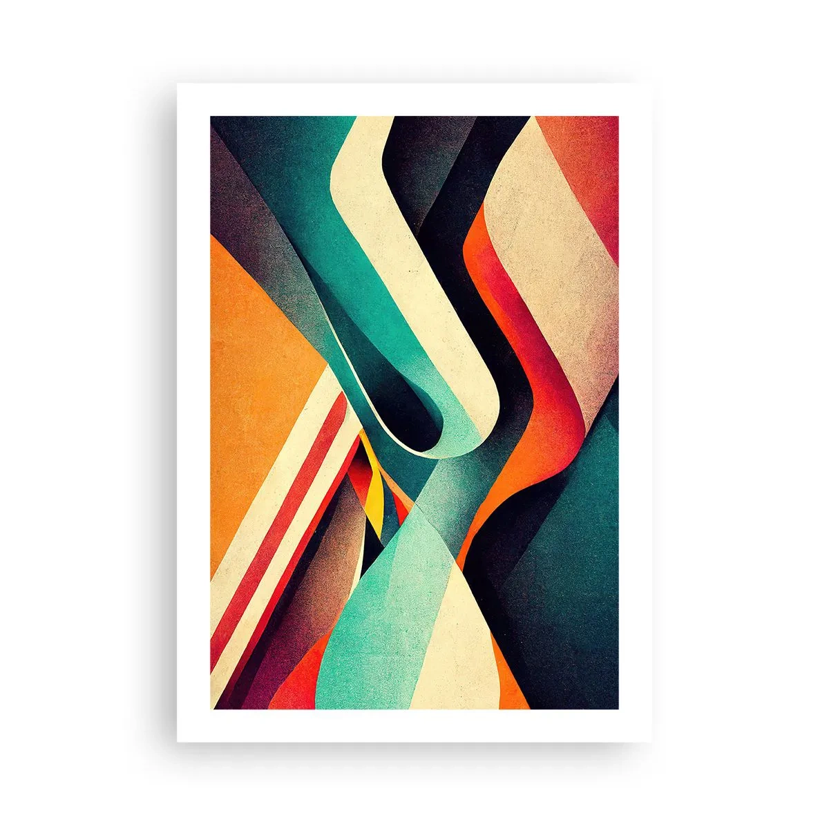 Affisch - Intensiv komposition - 50x70 cm