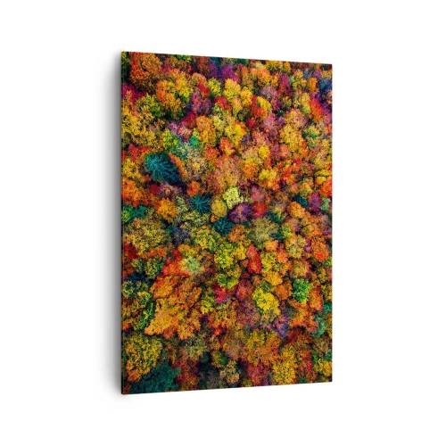 Canvastavla - Bild på duk - Höstträdens bukett - 70x100 cm