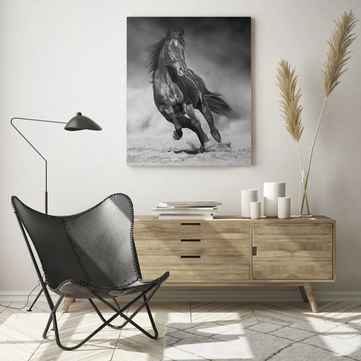 Glastavla - Bild på glas - Värd själva emiren - 50x70 cm