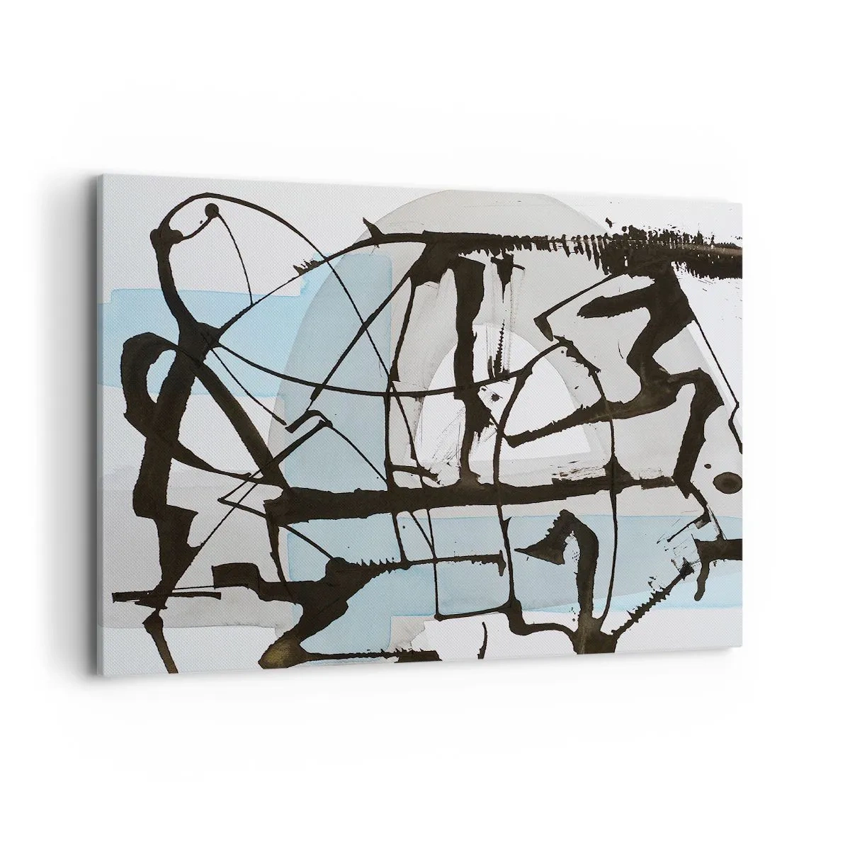 Canvastavla - Bild på duk - Blått trots allt - 100x70 cm