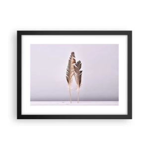 Affisch i svart ram - Mot intet - 40x30 cm