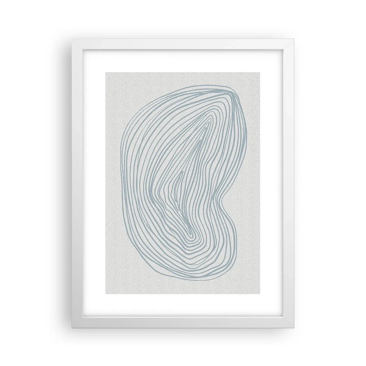 Affisch i vit ram - Droppens leende - 30x40 cm