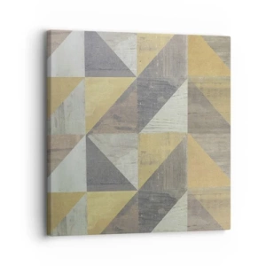 Canvastavla - Bild på duk - Under triangelns vinkel - 30x30 cm