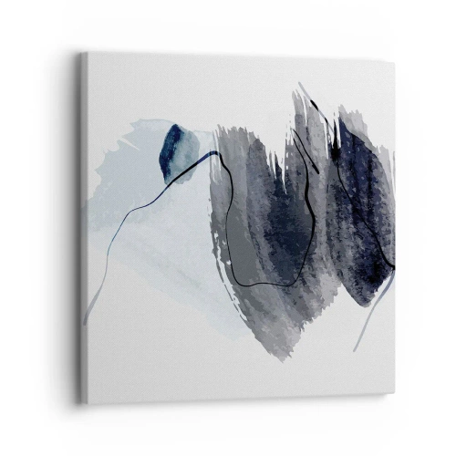 Canvastavla - Bild på duk - Intensitet och rörelse - 30x30 cm