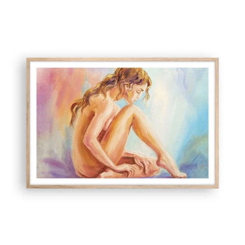 Affisch i ram av ljusek - Kärlekens akt - 91x61 cm