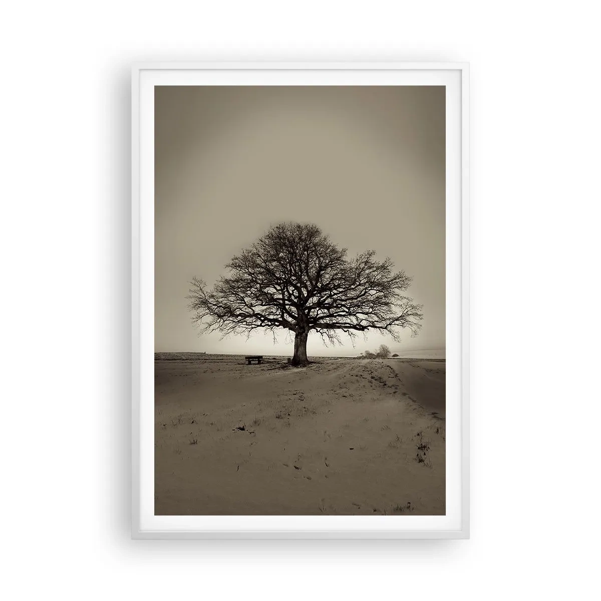 Affisch i vit ram - Härifrån till evighet - 70x100 cm